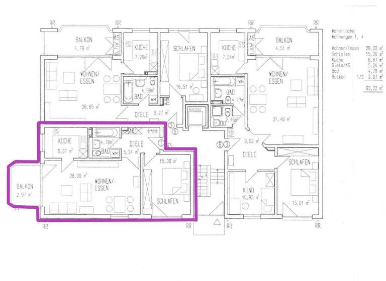 Wohnung zum Kauf 226.170 € 2 Zimmer 63 m² EG Heiderhof Bonn 53177