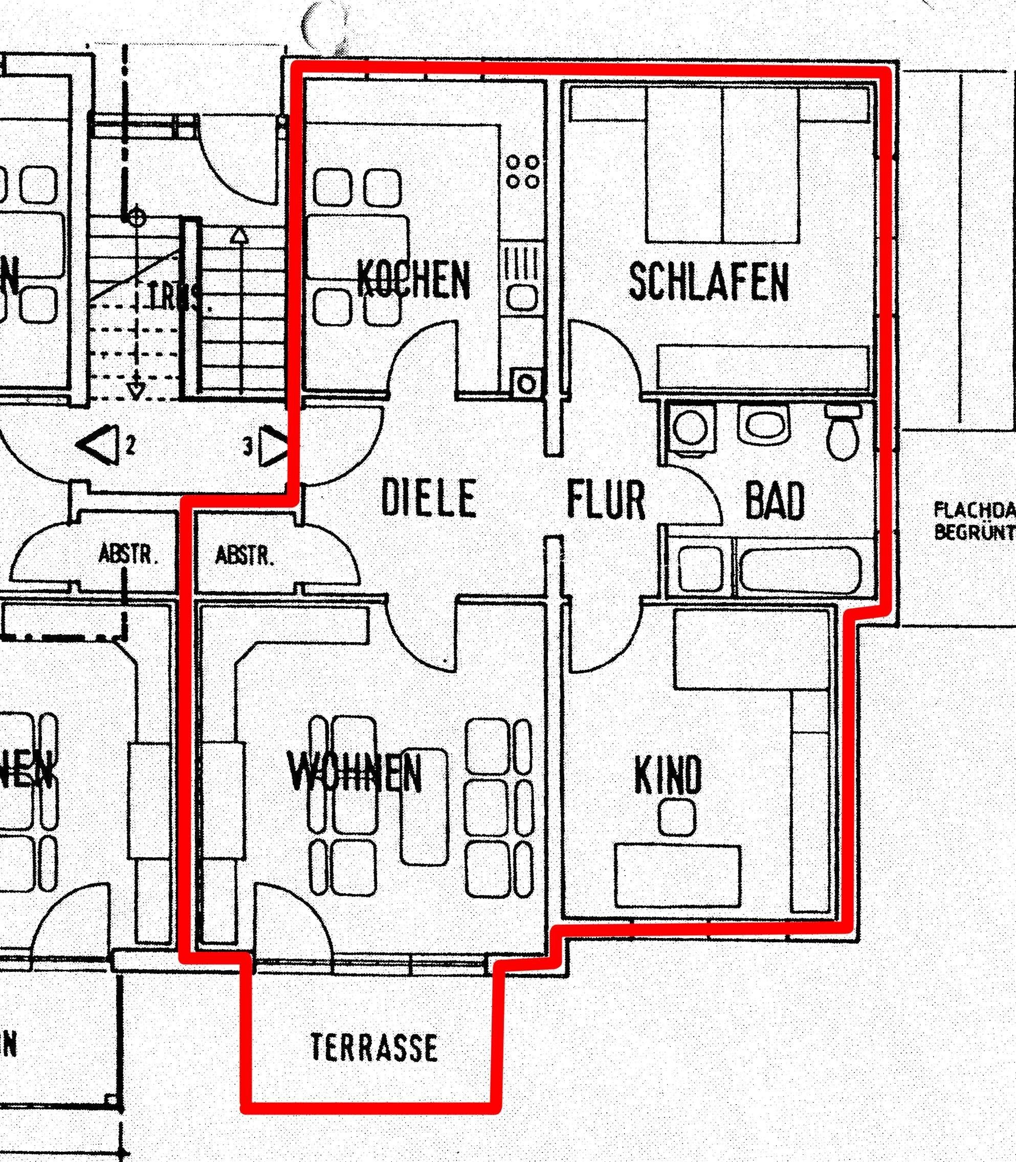 Wohnung zur Miete 650 € 3 Zimmer 83 m²<br/>Wohnfläche EG<br/>Geschoss 01.04.2025<br/>Verfügbarkeit Falkenweg 4 Niederaula Niederaula 36272