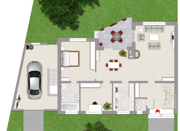 Bungalow zum Kauf 459.000 € 3 Zimmer 118 m² 655 m² Grundstück Ennigerloh 59320