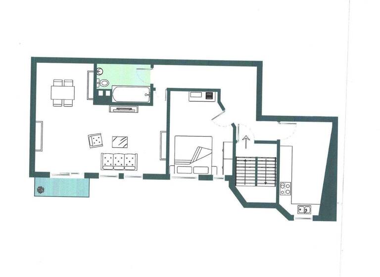 Wohnung zur Miete 795 € 2 Zimmer 80 m² 1. Geschoss frei ab 01.05.2026 Eschberg Saarbrücken 66121