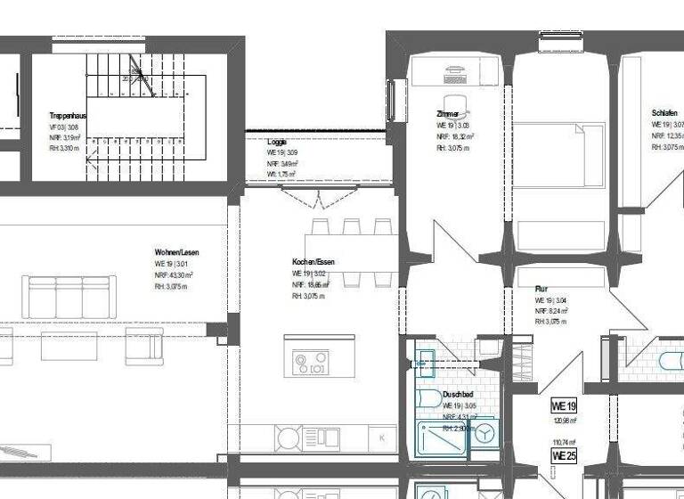 Wohnung zur Miete - Erstbezug 1.330 € 3 Zimmer 121 m² Bad Kleinen 23996