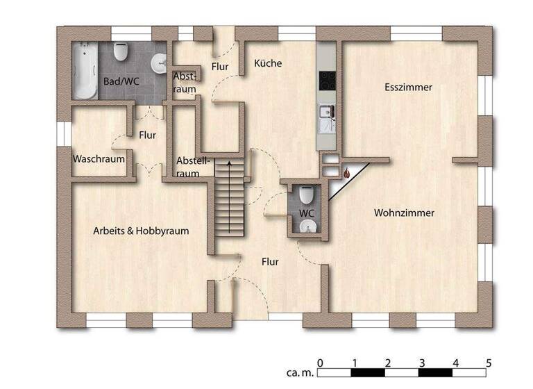 Einfamilienhaus zum Kauf 380.000 € 4 Zimmer 125 m² 703 m² Grundstück Bargfeld-Stegen 23863
