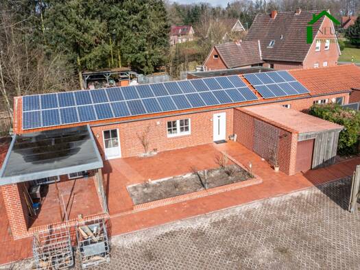 Bungalow zum Kauf 3 Zimmer 124,1 m² 6.346 m² Grundstück Osterlindern Lindern (Oldenburg) 49699
