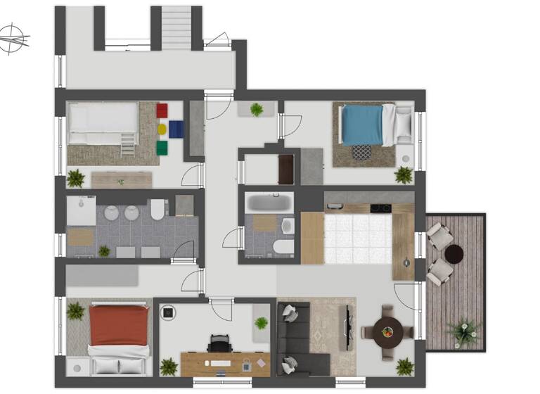 Wohnung zur Miete 1.975 € 5 Zimmer 121 m²<br/>Wohnfläche Falkensee 14612