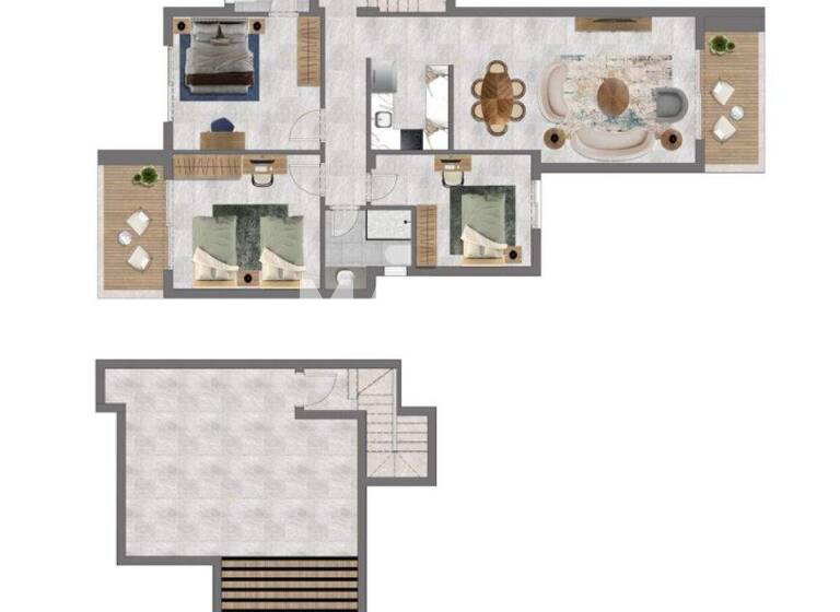 Studio zum Kauf 212.495 € 4 Zimmer 160 m² 3. Geschoss Km17 Village Road Hurghada 1962013