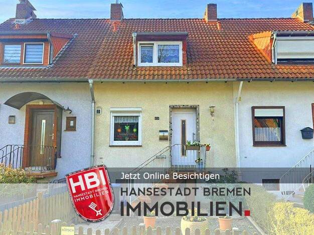 Reihenmittelhaus zum Kauf 189.000 € 4 Zimmer 82 m² 153 m² Grundstück Kirchhuchting Bremen 28259