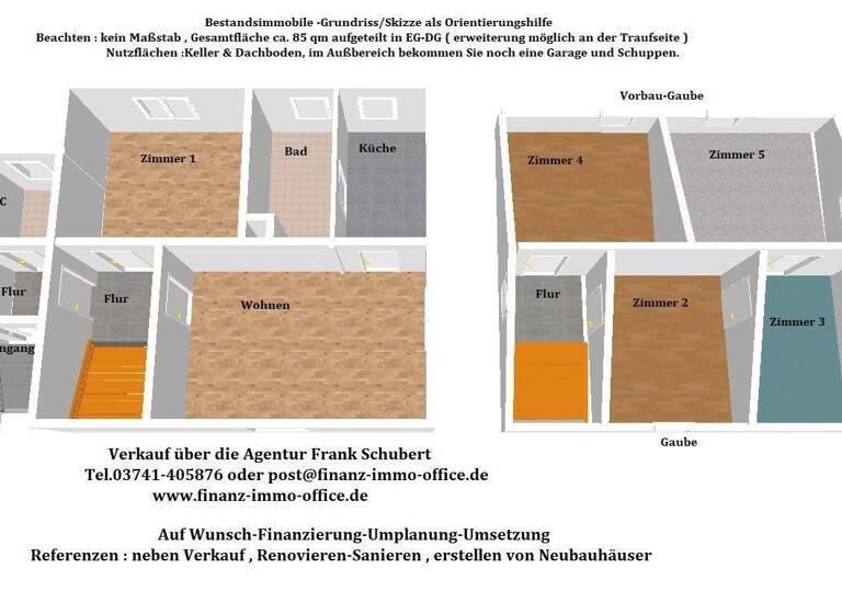 Einfamilienhaus zum Kauf 98.500 € 4 Zimmer 85 m² 1.080 m² Grundstück frei ab sofort Großfriesen Plauen 08541