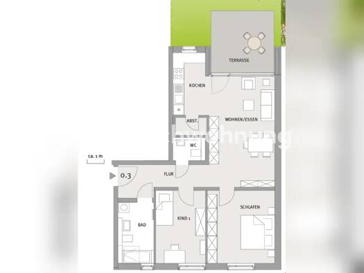 Wohnung zur Miete Tauschwohnung 1.150 € 3 Zimmer 85 m² EG Schallstadt Schallstadt 79227