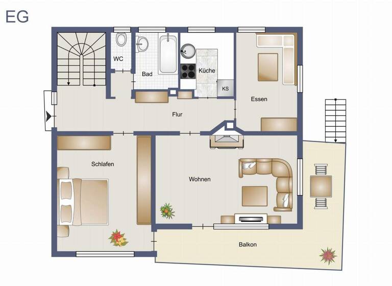 Mehrfamilienhaus zum Kauf 599.000 € 6 Zimmer 132 m² 467 m² Grundstück Wiflingshausen Esslingen am Neckar 73732