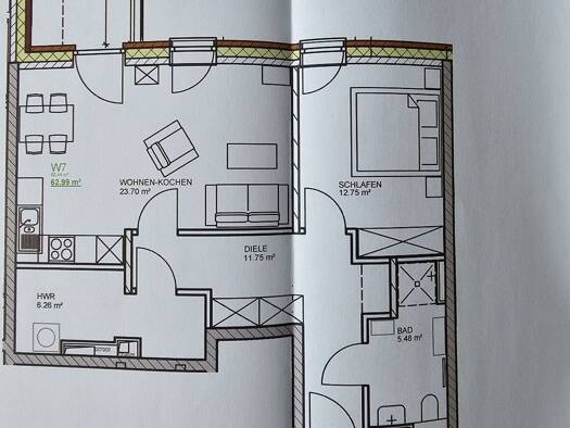 Studio zur Miete - Erstbezug 1.000 € 2 Zimmer 63 m² 1. Geschoss frei ab 01.10.2025 Kirchenstr. 48 48 Preetz 24211