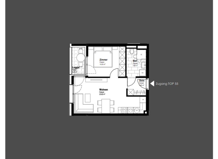 Wohnung zum Kauf 225.700 € 2 Zimmer 39,5 m² 3. Geschoss Schwechat 2320