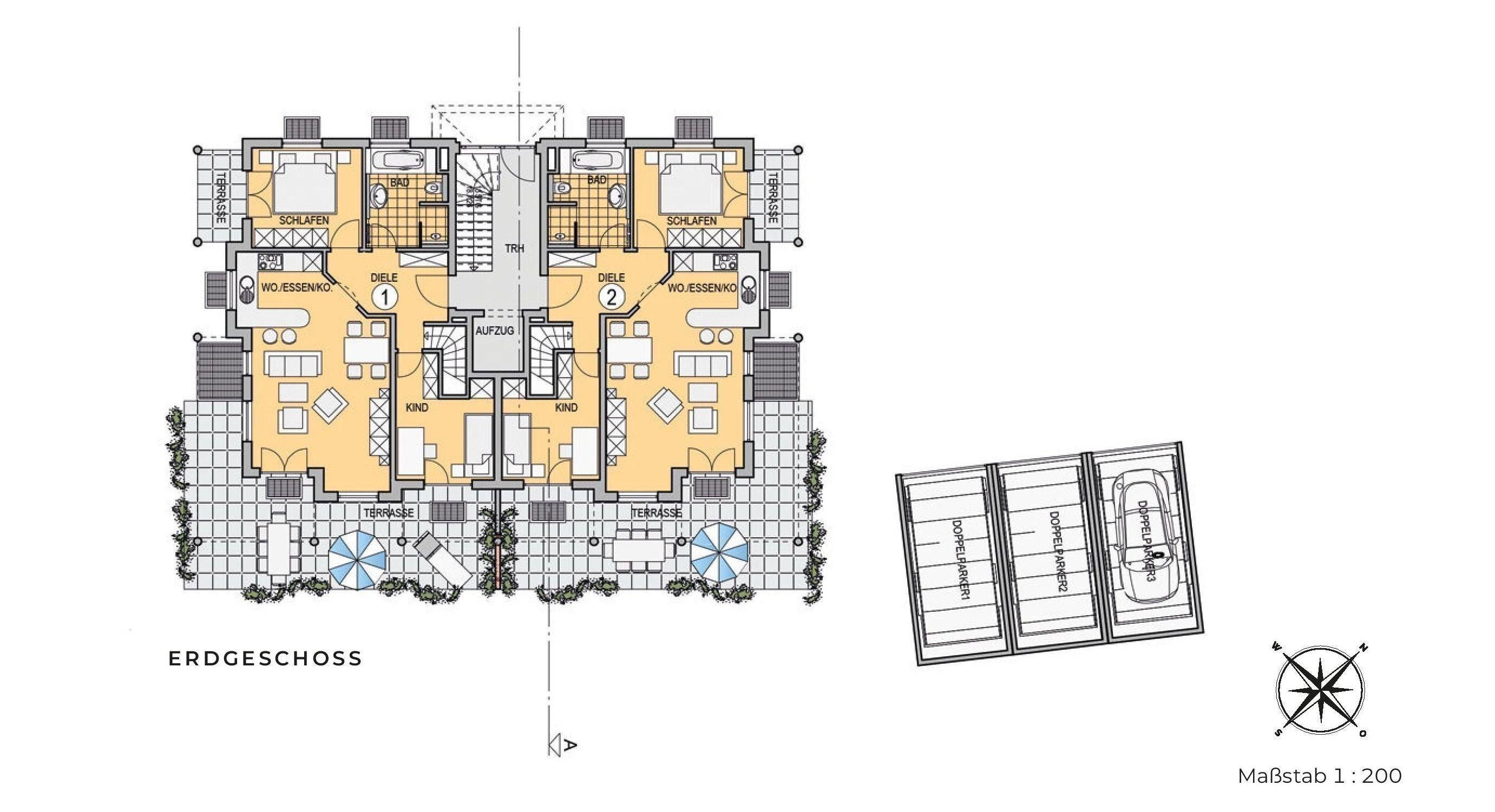 Terrassenwohnung zum Kauf provisionsfrei 891.528 € 4 Zimmer 101,3 m²<br/>Wohnfläche EG<br/>Geschoss ab sofort<br/>Verfügbarkeit Fasanenweg 5 Geiselbullach Olching 82140