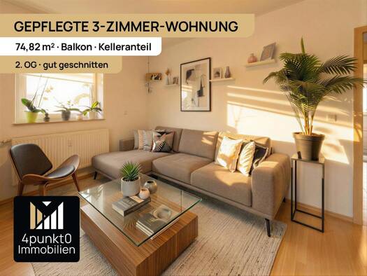 Wohnung zum Kauf 239.000 € 3 Zimmer 74,8 m² Lechhausen Augsburg / Lechhausen 86165