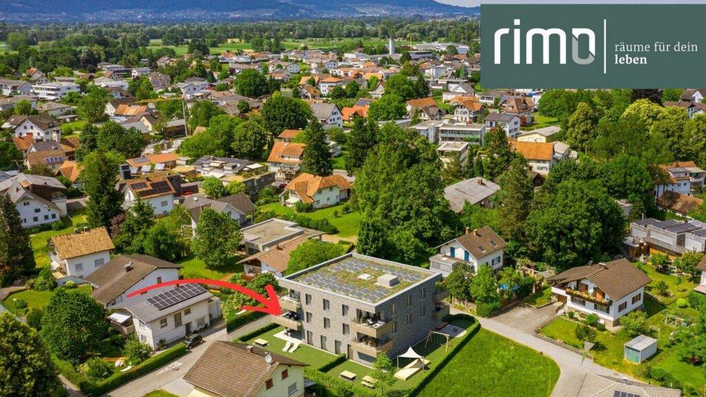 Terrassenwohnung zum Kauf - Erstbezug 560.000 € 3 Zimmer 75,7 m² 1. Geschoss Löwengasse Altach 6844