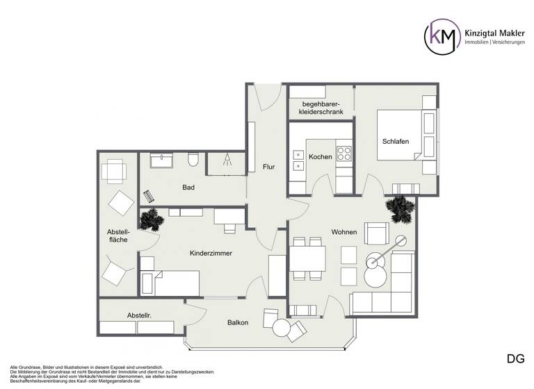 Wohnung zur Miete 690 € 3 Zimmer 75 m² 3. Geschoss frei ab 01.03.2026 Bad Soden Bad Soden-Salmünster 63628