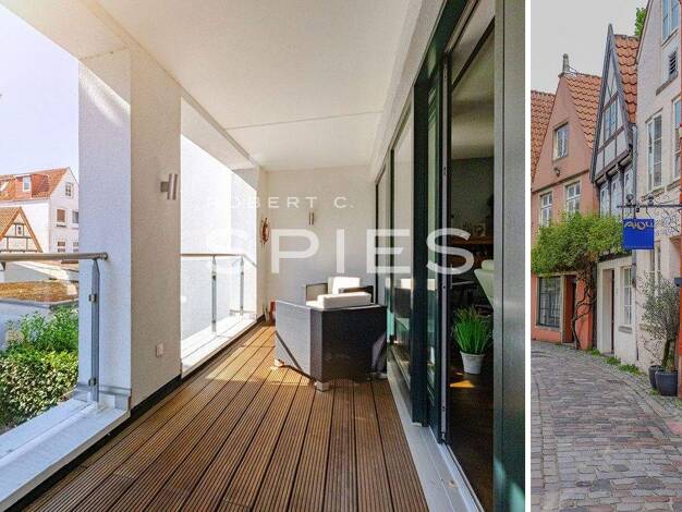 Wohnung zur Miete 1.350 € 3 Zimmer 111 m² Altstadt Bremen 28195