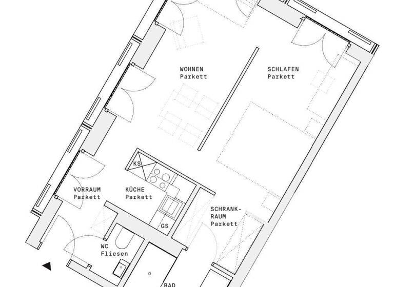 Wohnung zur Miete - Erstbezug 993 € 2 Zimmer 45 m² 11. Geschoss frei ab sofort Donau-City-Straße Wien 1220