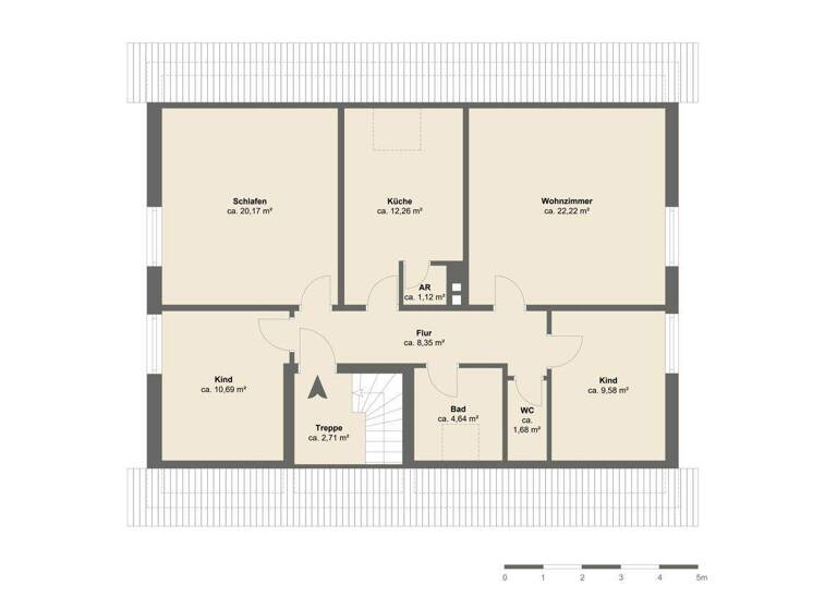 Wohnung zur Miete 800 € 4 Zimmer 91 m² EG frei ab 01.05.2026 Avenwedde GT-Friedrichsdorf 33335