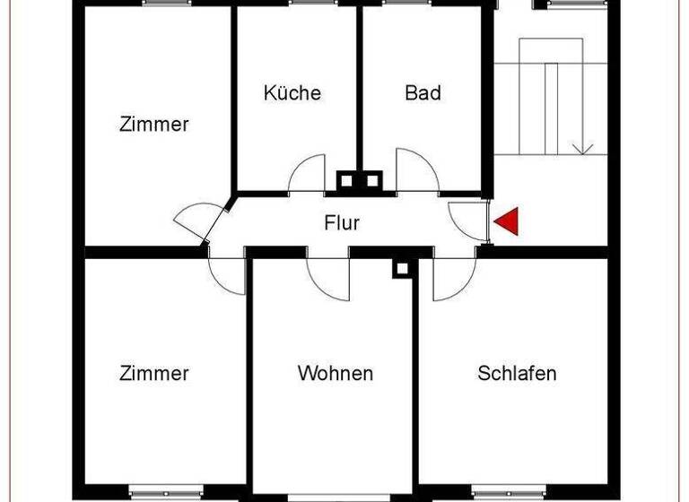 Wohnung zum Kauf 235.000 € 4 Zimmer 93 m² 1. Geschoss Dillweißenstein Pforzheim 75180