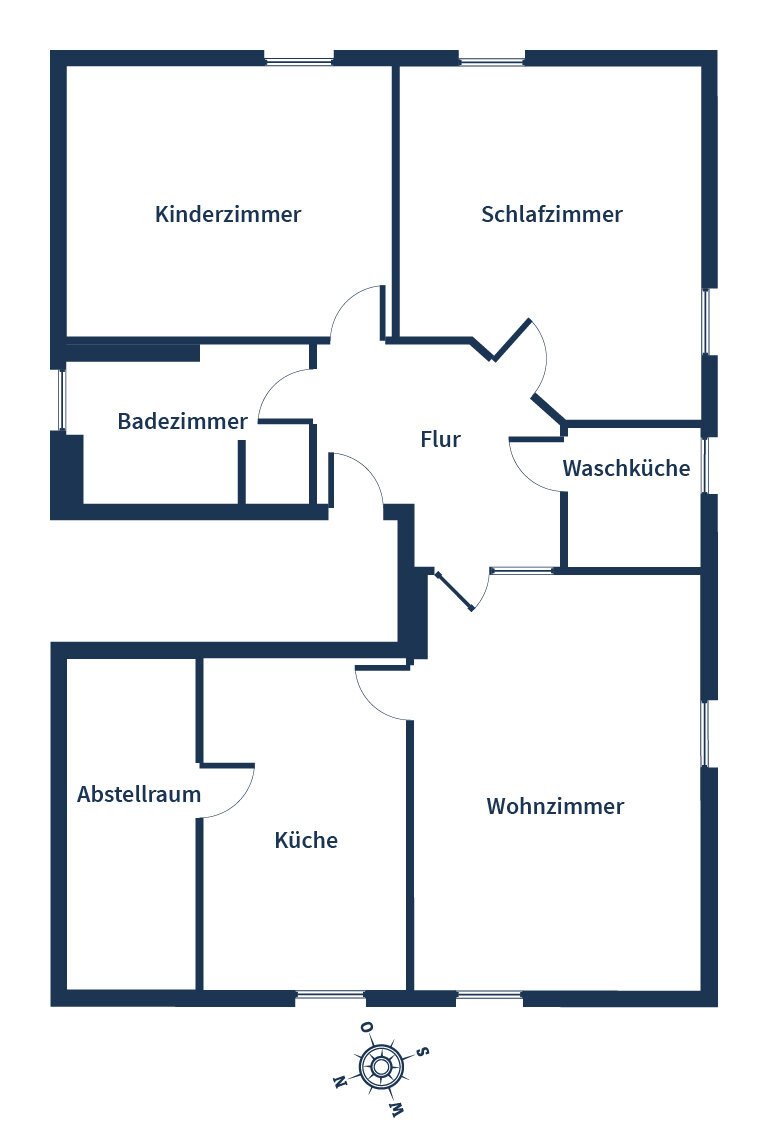 Wohnung zum Kauf 160.000 € 3 Zimmer 82,4 m²<br/>Wohnfläche 3.<br/>Geschoss Dollnstein Dollnstein (DG) 91795