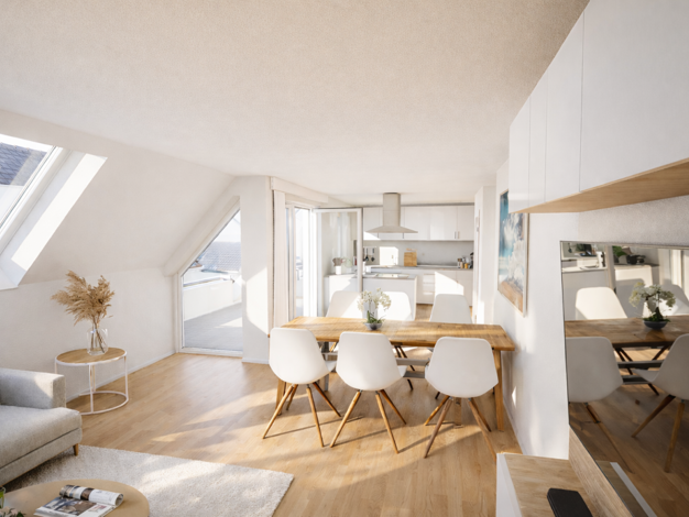 Maisonette zum Kauf - Neubau provisionsfrei 797.000 € 4 Zimmer 105,7 m² 2. Geschoss Schillerstraße 36 Herrenberg 71083