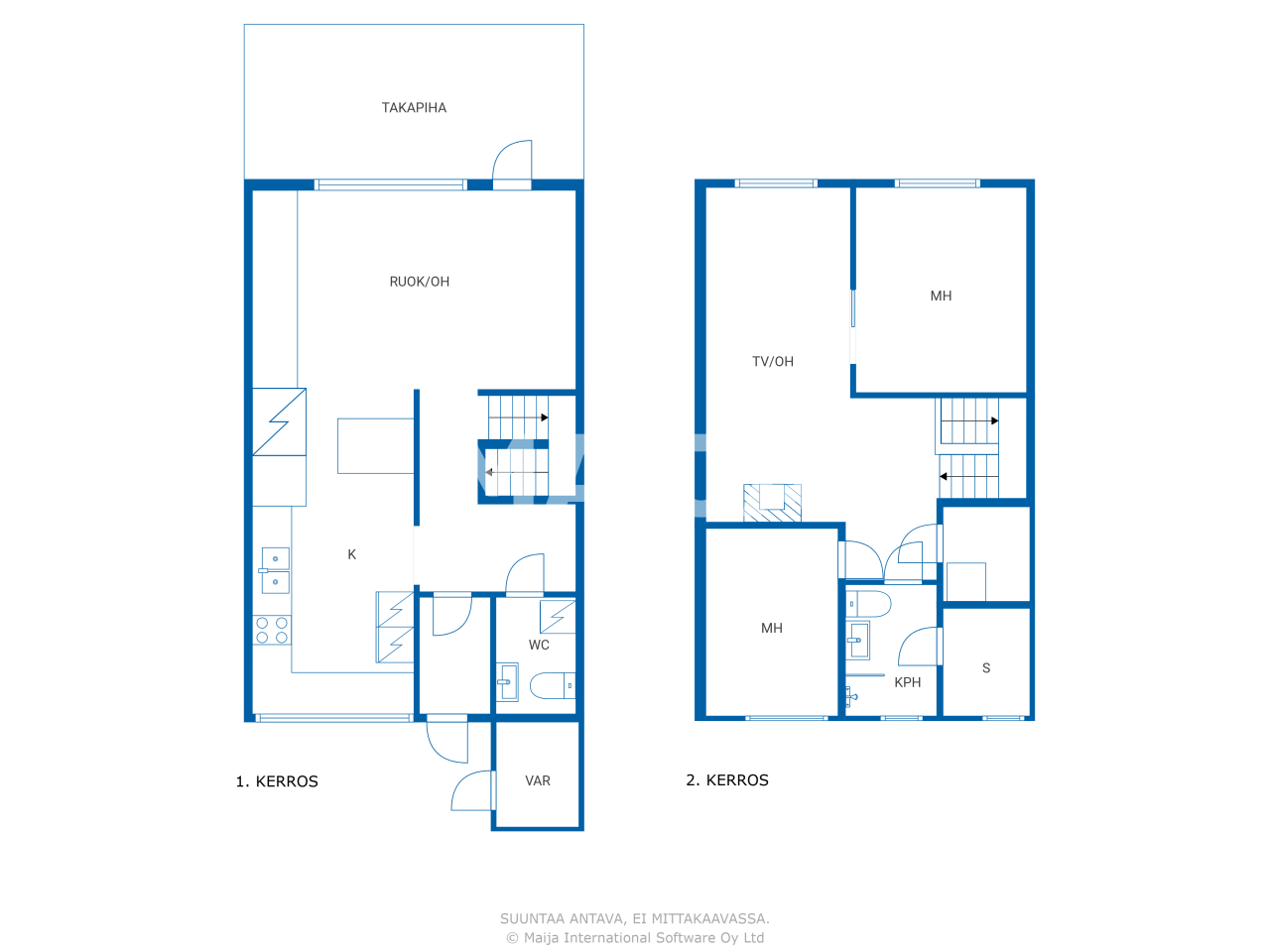 Reihenmittelhaus zum Kauf 215.000 € 4 Zimmer 106 m²<br/>Wohnfläche 1.624 m²<br/>Grundstück Ylännekatu 5 Turku 20540