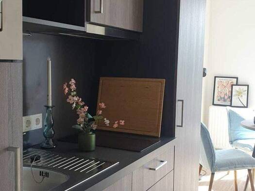 Wohnung zur Miete 660 € 1 Zimmer 23,1 m² EG Rennbahnstraße 83 Weißensee Berlin 13086