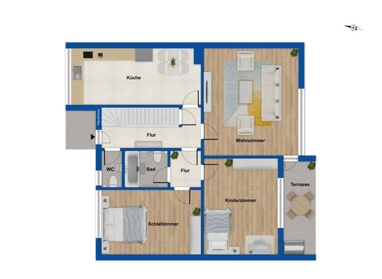 Reihenendhaus zum Kauf 349.000 € 5 Zimmer 122 m² 405 m² Grundstück Haste Osnabrück 49090