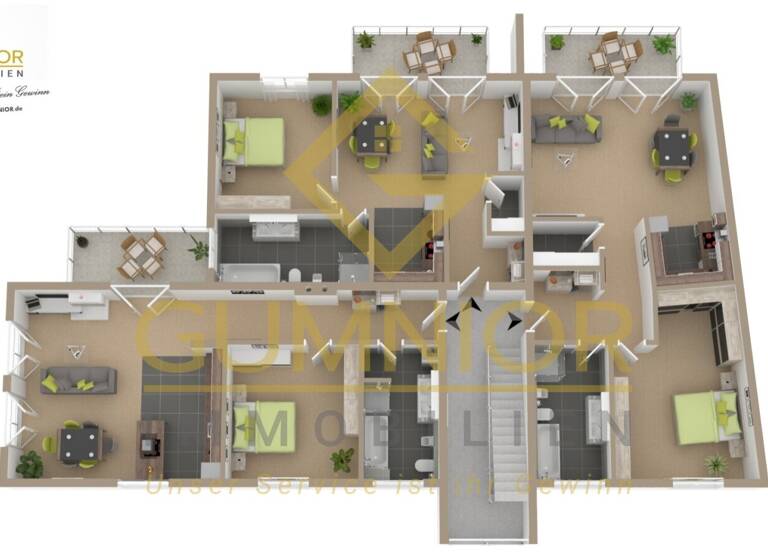 Wohnung zum Kauf 241.000 € 2 Zimmer 66,7 m²<br/>Wohnfläche 1.<br/>Geschoss Kühmühle Waidhaus 92726