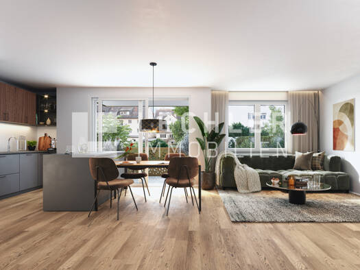 Wohnung zum Kauf - Erstbezug provisionsfrei 639.500 € 3 Zimmer 84 m² EG Ost Stuttgart Stuttgart-Ost 70190