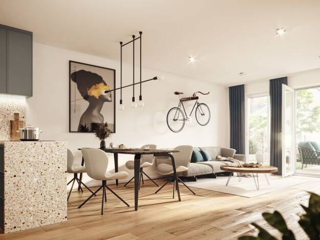 Wohnung zum Kauf - Neubau provisionsfrei 645.000 € 2 Zimmer 61,4 m² EG Altostraße 30 Aubing-Lochhausen-Langwied München 81245