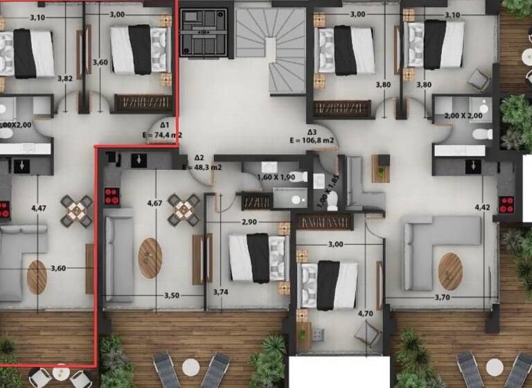 Studio zum Kauf 192.000 € 3 Zimmer 75 m² 1. Geschoss Thessaloniki