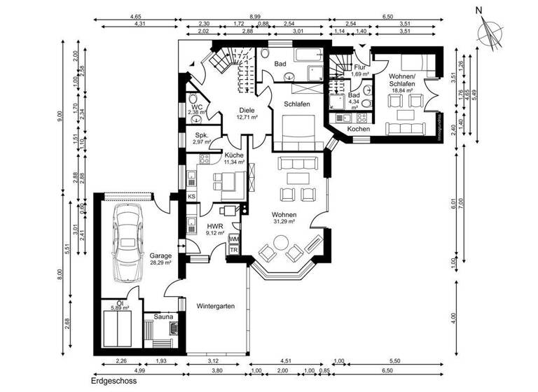 Einfamilienhaus zum Kauf 398.000 € 7 Zimmer 233,7 m² 1.132 m² Grundstück Windbergen 25729