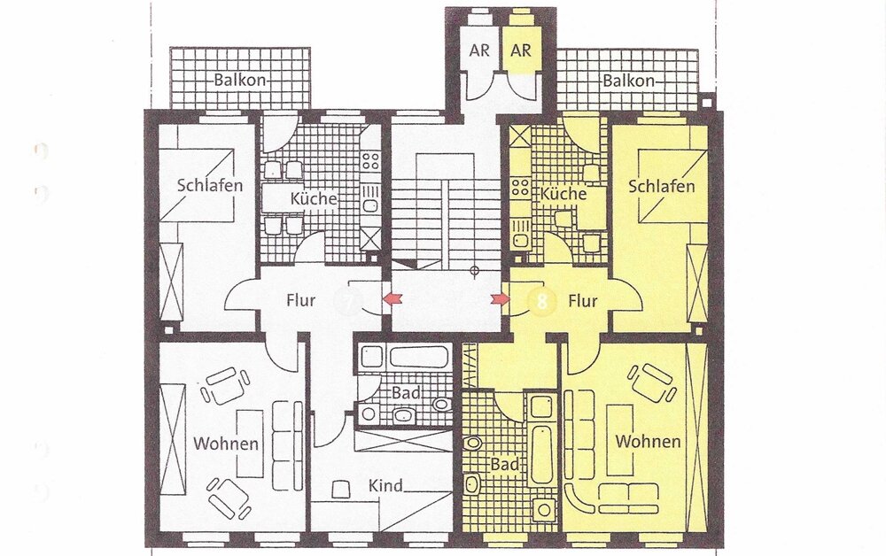 Wohnung zum Kauf 69.000 € 2 Zimmer 66 m²<br/>Wohnfläche 4.<br/>Geschoss Salzstraße 31 Schloßchemnitz 024 Chemnitz 09113