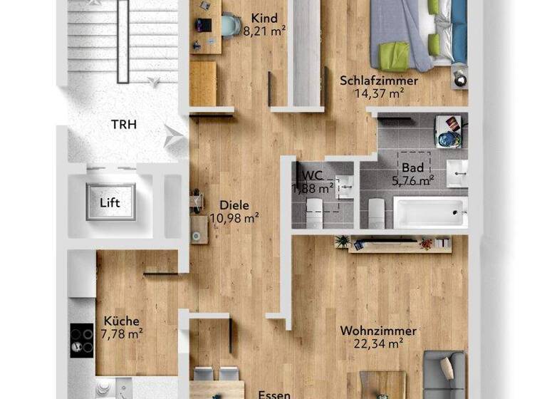 Wohnung zum Kauf 3 Zimmer 85 m² 5. Geschoss frei ab sofort Weilheim Weilheim in Oberbayern 82362