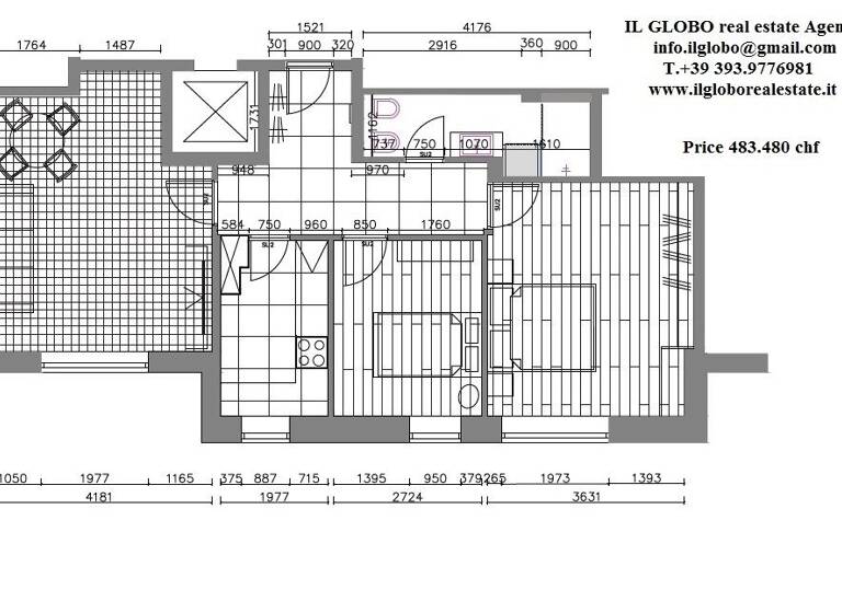 Wohnung zum Kauf 453.000 € 3 Zimmer 80,6 m² frei ab sofort Campione d'Italia
