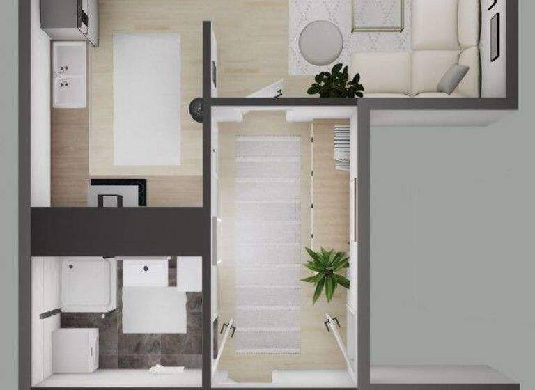 Wohnung zur Miete 475 € 2 Zimmer 57,8 m² 3. Geschoss frei ab 16.12.2025 Karlstr. 10 Innenstadt Dessau-Roßlau 06844