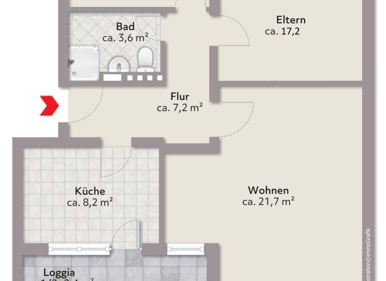 Wohnung zum Kauf 127.000 € 3 Zimmer 71 m² Kirchhuchting Bremen 28259