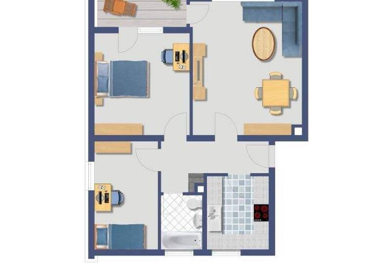 Wohnung zum Kauf provisionsfrei 138.000 € 3,5 Zimmer 66 m² EG Lilienweg 36 Eppendorf Bochum 44869