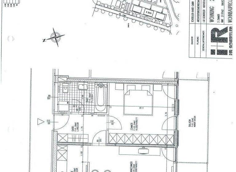 Wohnung zur Miete 723 € 58 m² frei ab 01.04.2026 Achstraße 13a Hard 6971