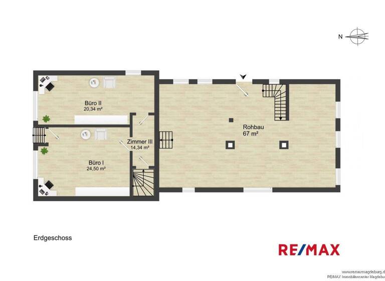 Haus zum Kauf 229.000 € 54 m² 1.495 m² Grundstück Hillersleben 39343