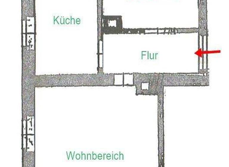Studio zur Miete 220 € 1 Zimmer 36,5 m² 2. Geschoss Mittweida 09648