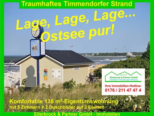 Wohnung zum Kauf 759.900 € 5 Zimmer 135,3 m² EG Timmendorfer Strand 23669
