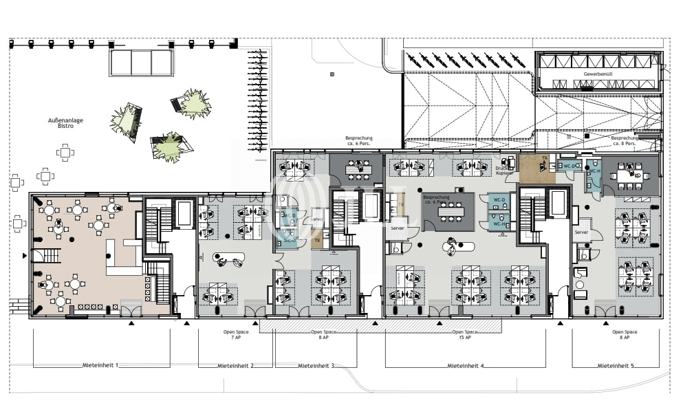 Bürofläche zur Miete provisionsfrei 16,50 € 8.016 m²<br/>Bürofläche Oststadt - Süd Mannheim 68165