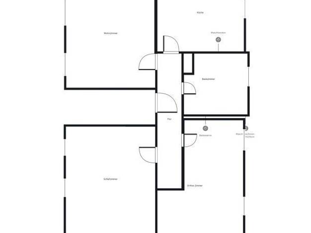 Wohnung zur Miete 663 € 3 Zimmer 88,4 m² frei ab 08.08.2026 Brünhildestr. 66 Werder (Havel) 14542