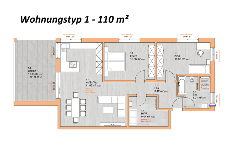 Wohnung zum Kauf provisionsfrei als Kapitalanlage geeignet 429.000 € 3 Zimmer 110,5 m²<br/>Wohnfläche Herzog-Georg-Straße 12 Buchdorf Buchdorf 86675