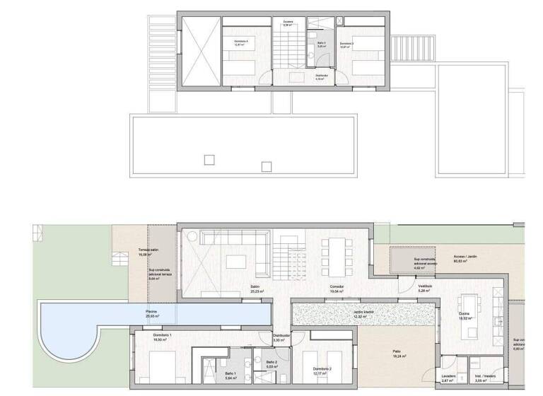 Doppelhaushälfte zum Kauf 1.020.000 € 5 Zimmer 235 m² 404 m² Grundstück Madrid 28250