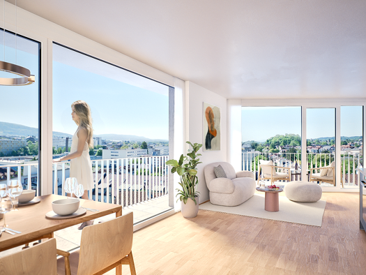 Wohnung zum Kauf - Erstbezug provisionsfrei 568.100 € 3 Zimmer 70,8 m² 2. Geschoss Am Briel 53 Petershausen Konstanz 78467