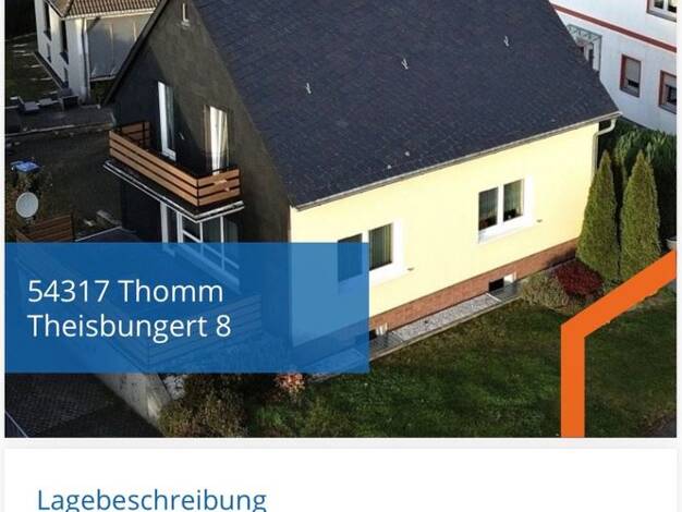 Einfamilienhaus zum Kauf provisionsfrei 270.000 € 3 Zimmer 120 m² Thomm 54317