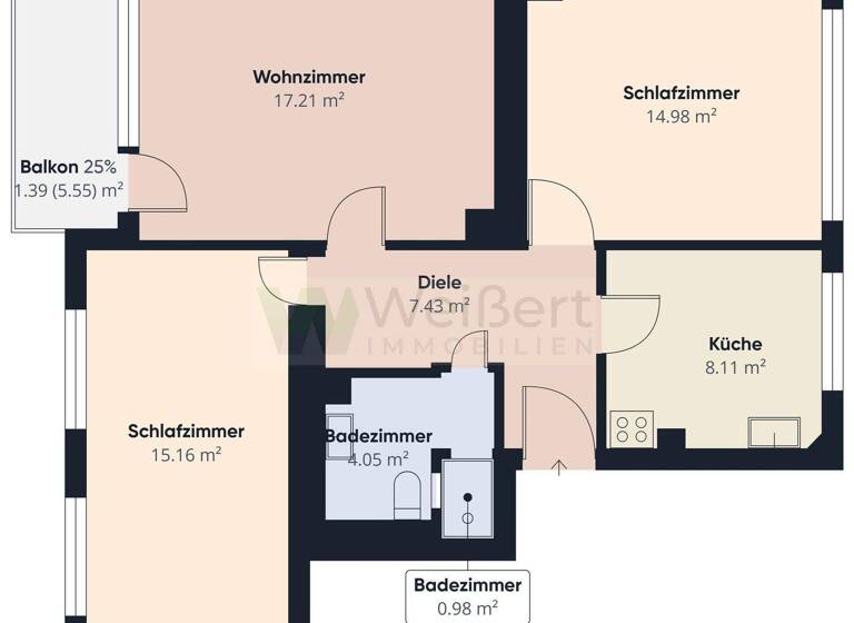 Wohnung zum Kauf 128.000 € 3 Zimmer 69 m² Itzehoe 25524